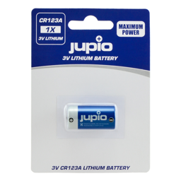 Show details for Jupio CR123A Lithium 3V 1 pc Picture of Jupio CR123A Lithium 3V 1 pc