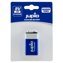 Show details for Jupio Alkaline Batteries 9V 6LR61 1 pc Picture of Jupio Alkaline Batteries 9V 6LR61 1 pc