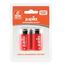 Show details for Jupio Rechargeable Batteries C 5000mAh 2 pcs Picture of Jupio Rechargeable Batteries C 5000mAh 2 pcs