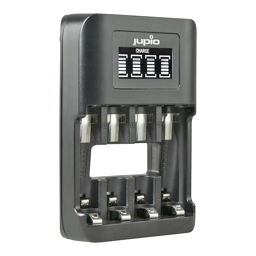 Show details for Jupio USB 4-slots Ultra Fast Battery Charger LCD Picture of Jupio USB 4-slots Ultra Fast Battery Charger LCD