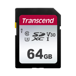 Show details for Transcend 64GB SDXC Class 10 UHS-I U3 V30 (R 100MB/s | W 20MB/s) Picture of Transcend 64GB SDXC Class 10 UHS-I U3 V30 (R 100MB/s | W 20MB/s)