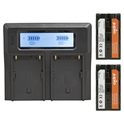 Show details for Jupio PowerLED Batterypack F970 - 2x battery (6000mah) + Duo Charger (EU/UK) Picture of Jupio PowerLED Batterypack F970 - 2x battery (6000mah) + Duo Charger (EU/UK)