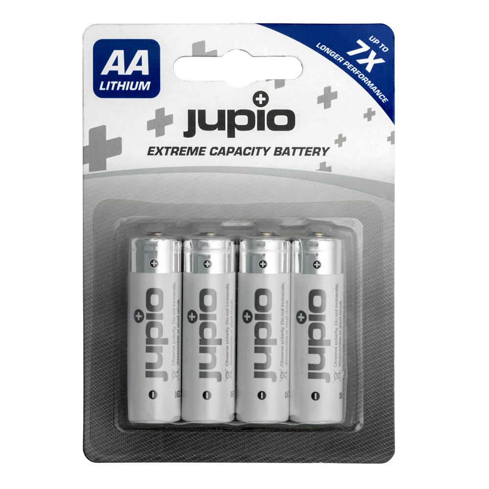 Afbeelding van Lithium Batteries AA 4 pcs VPE-12