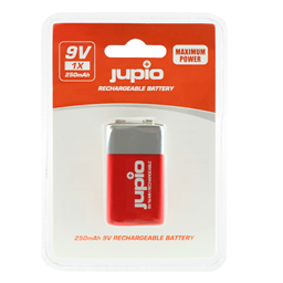 Picture of Jupio Rechargeable Battery 9V 250mAh 1 pc