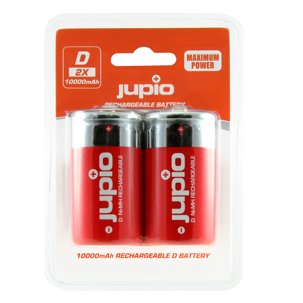 Afbeelding van Rechargeable Batteries D 10.000mAh 2 pcs