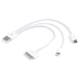 Afbeelding van 3-in-1 kabel voor PowerVault (iPhone 4, iPhone 5, Micro USB)