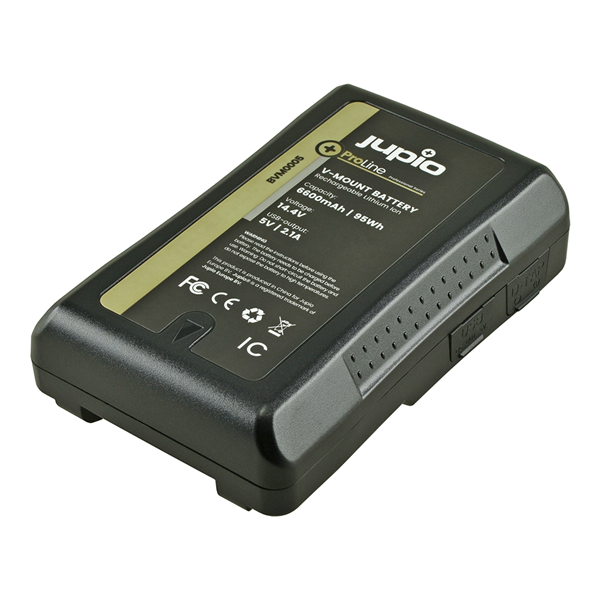Picture of V-Mount battery LED Indicator 14.4v 6600mAh (95Wh) - D-Tap and USB 5v DC Output