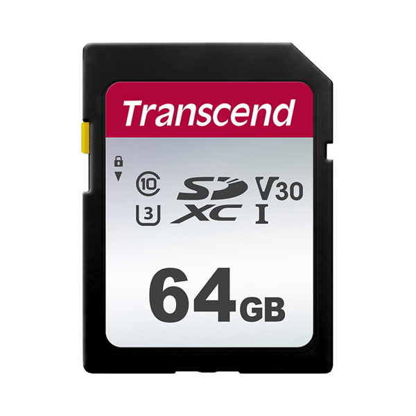 Afbeelding van Transcend 64GB SDXC Class 10 UHS-I U3 V30 (R 100MB/s | W 20MB/s)