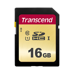 Image de Transcend 16GB SDHC Class 10 UHS-I U1 MLC (R 95MB/s | W 20MB/s)