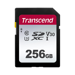 Image de Transcend 256GB SDXC Class 10 UHS-I U3 V30 (R 95MB/s | W 40MB/s)
