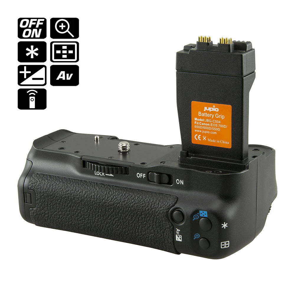 Afbeelding van Battery Grip voor Canon EOS EOS 550D / 600D / 650D / 700D (BG-E8)