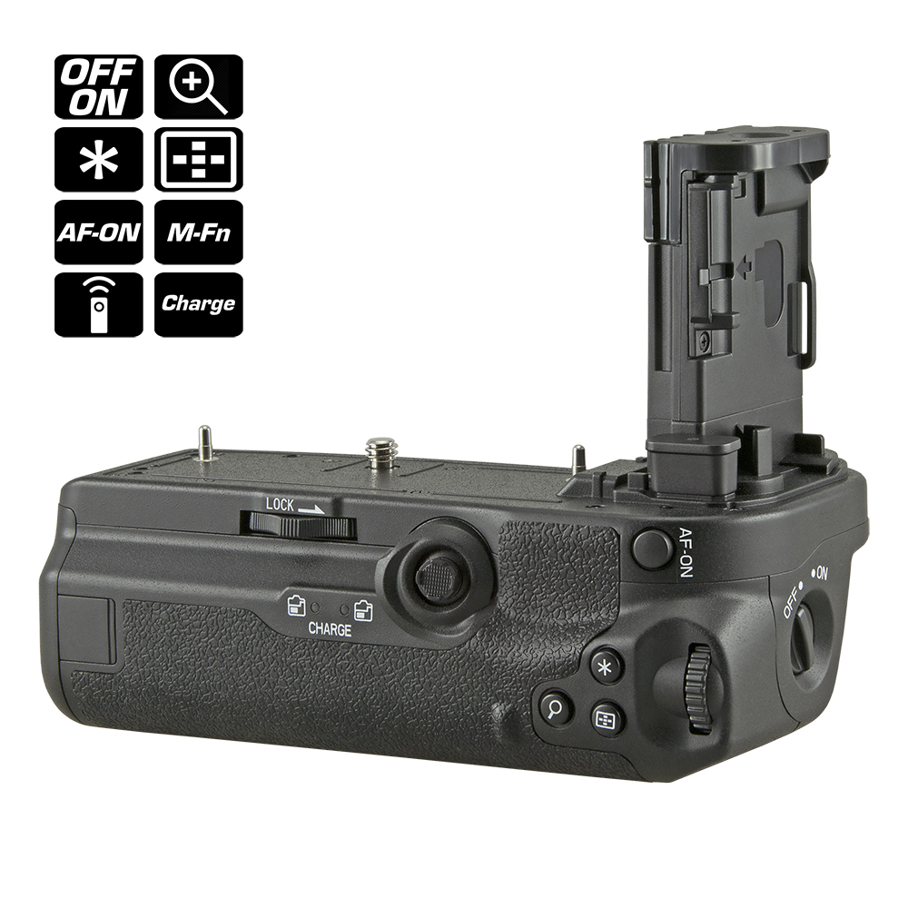 Image de Battery Grip for Canon EOS R5 /R5c / R6 / R6 Mark II (BG-R10) + 2.4 Ghz Wireless Remote
