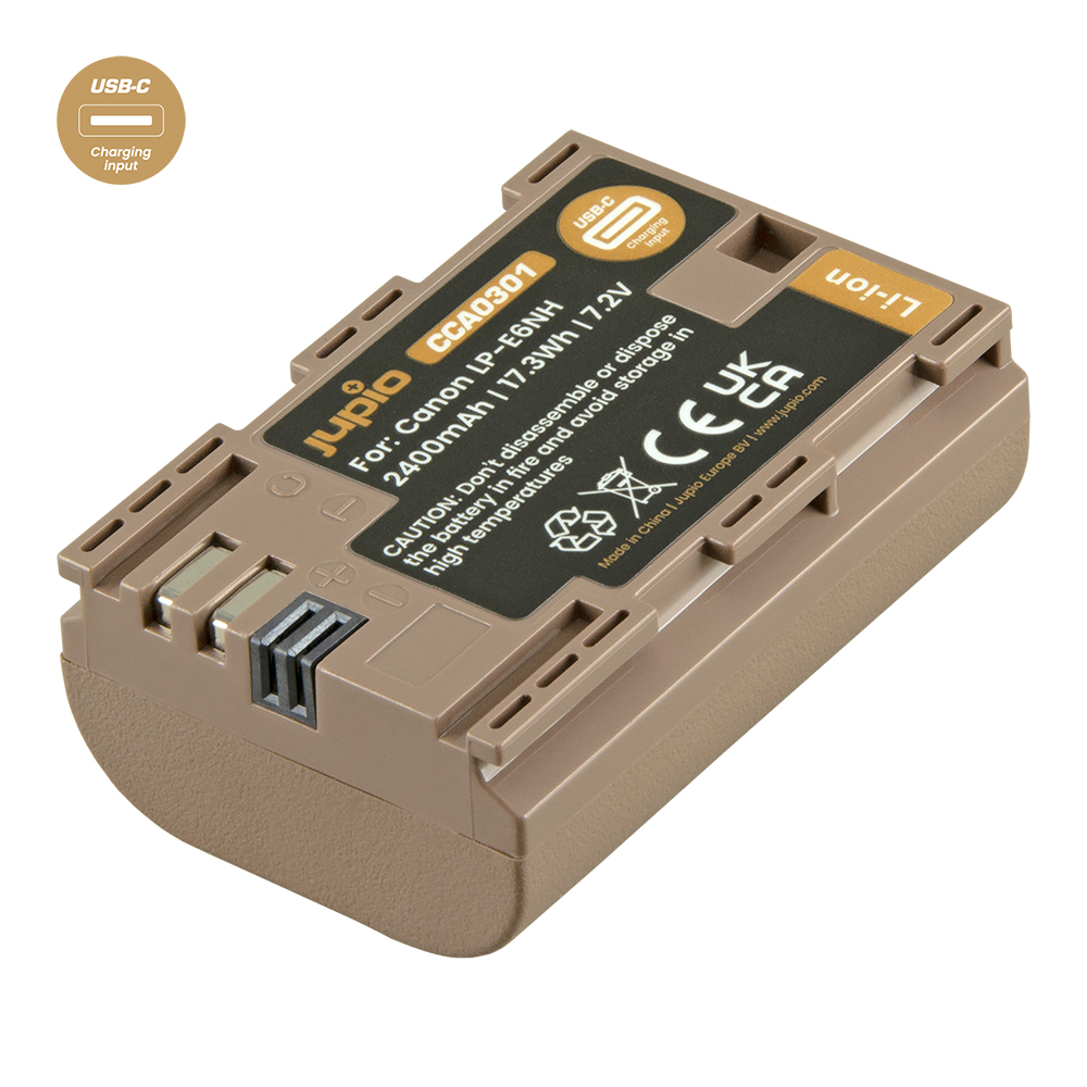 Picture of Canon LP-E6NH *ULTRA C* (USB-C input) 2400mAh