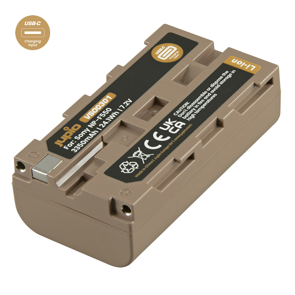 Picture of SonyNP-F550 *ULTRA C* (USB-C input) 3350mAh