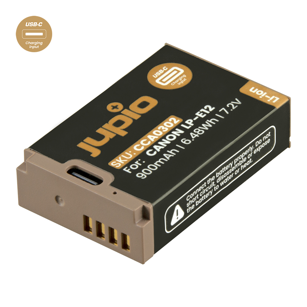 Picture of Canon LP-E12 *ULTRA C* (USB-C input) 900mAh