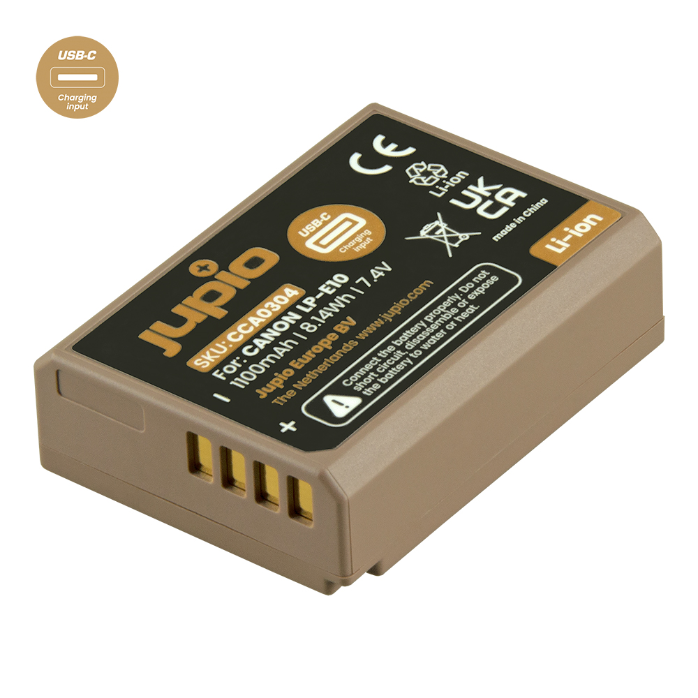 Picture of Canon LP-E10 *ULTRA C* (USB-C input) 1100mAh