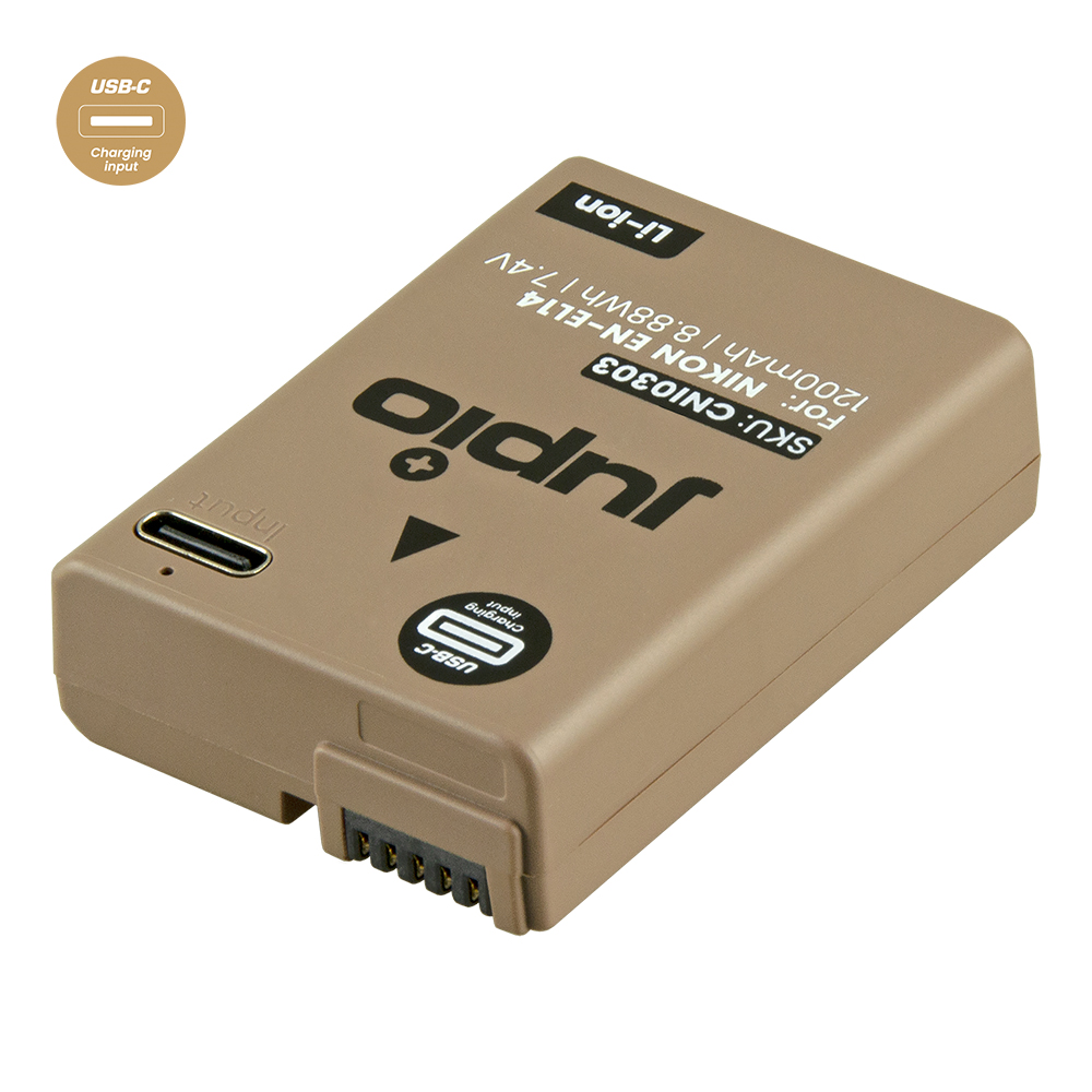 Afbeelding van EN-EL14A *ULTRA C* (USB-C input) 1200mAh