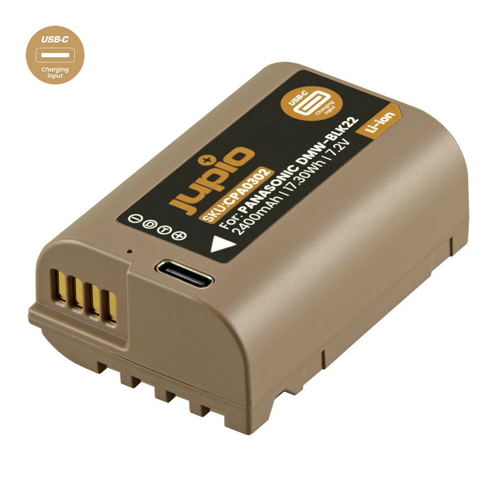 Picture of Panasonic DMW-BLK22 *ULTRA C* (USB-C input) 2400mAh