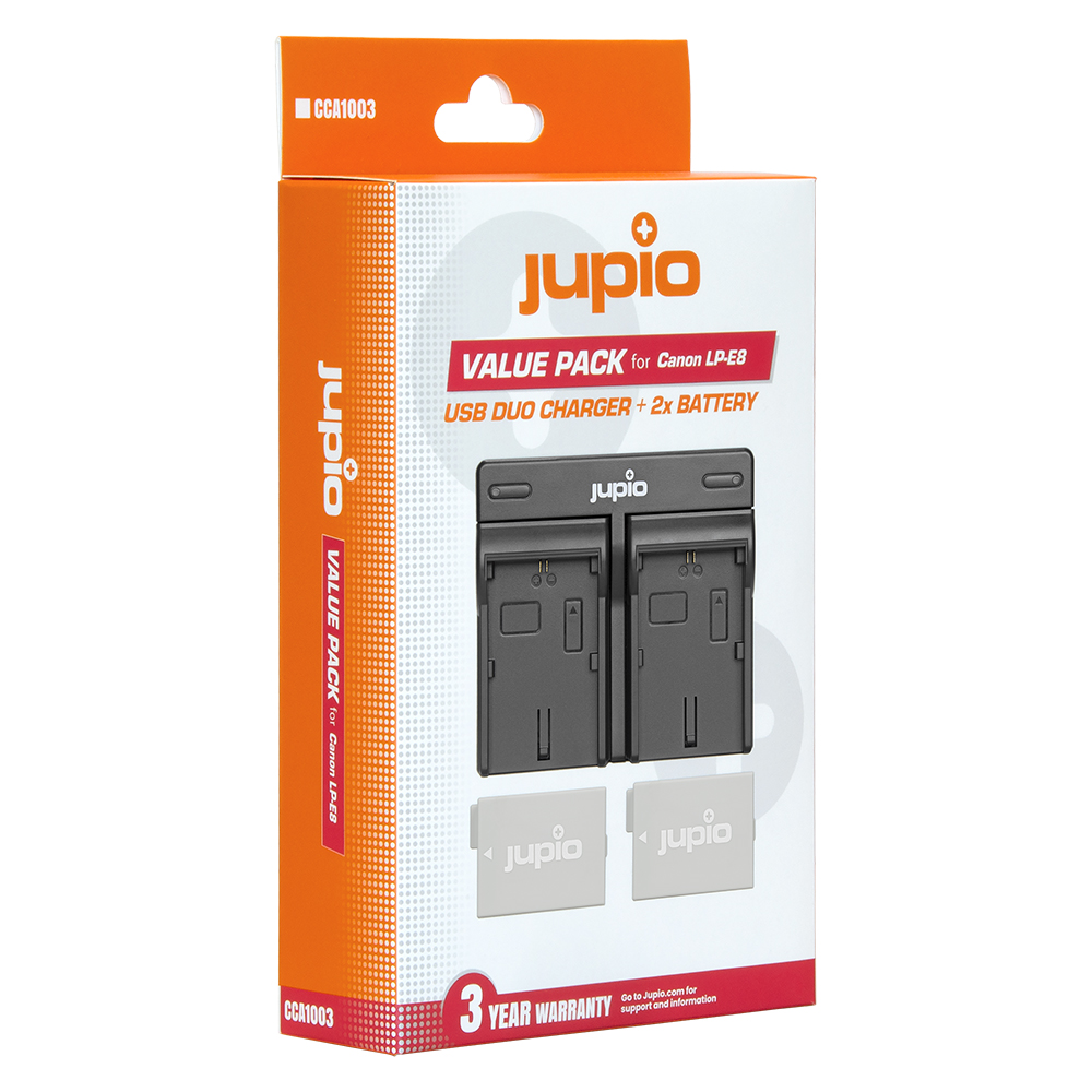 Picture of 2x Canon LP-E8 + USB Dual Charger (Value Pack)