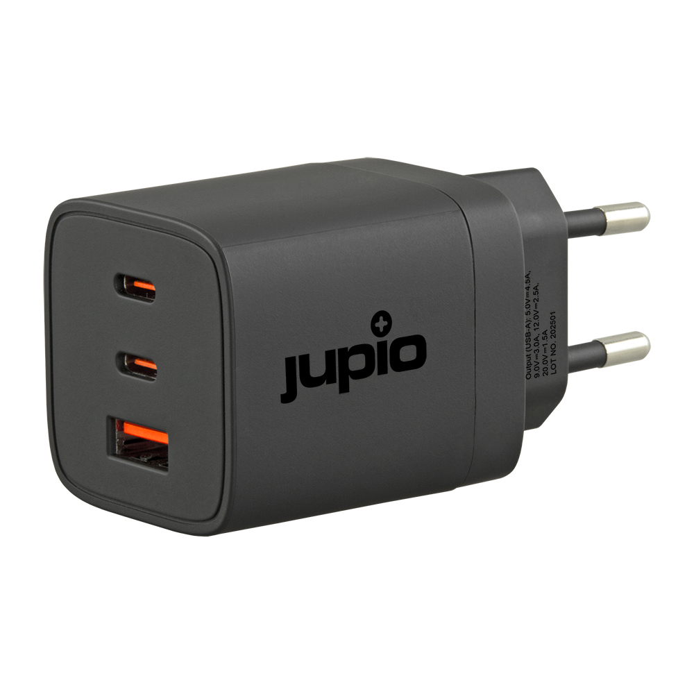 Picture of Jupio Triple USB (2C1A) GaN Charger 65W