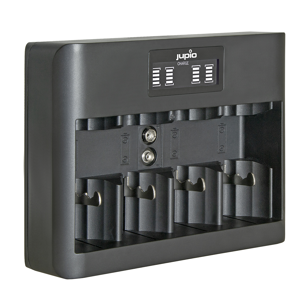 Jupio USB All-In-One Charger (AA/AAA/C/D/9V) LCD