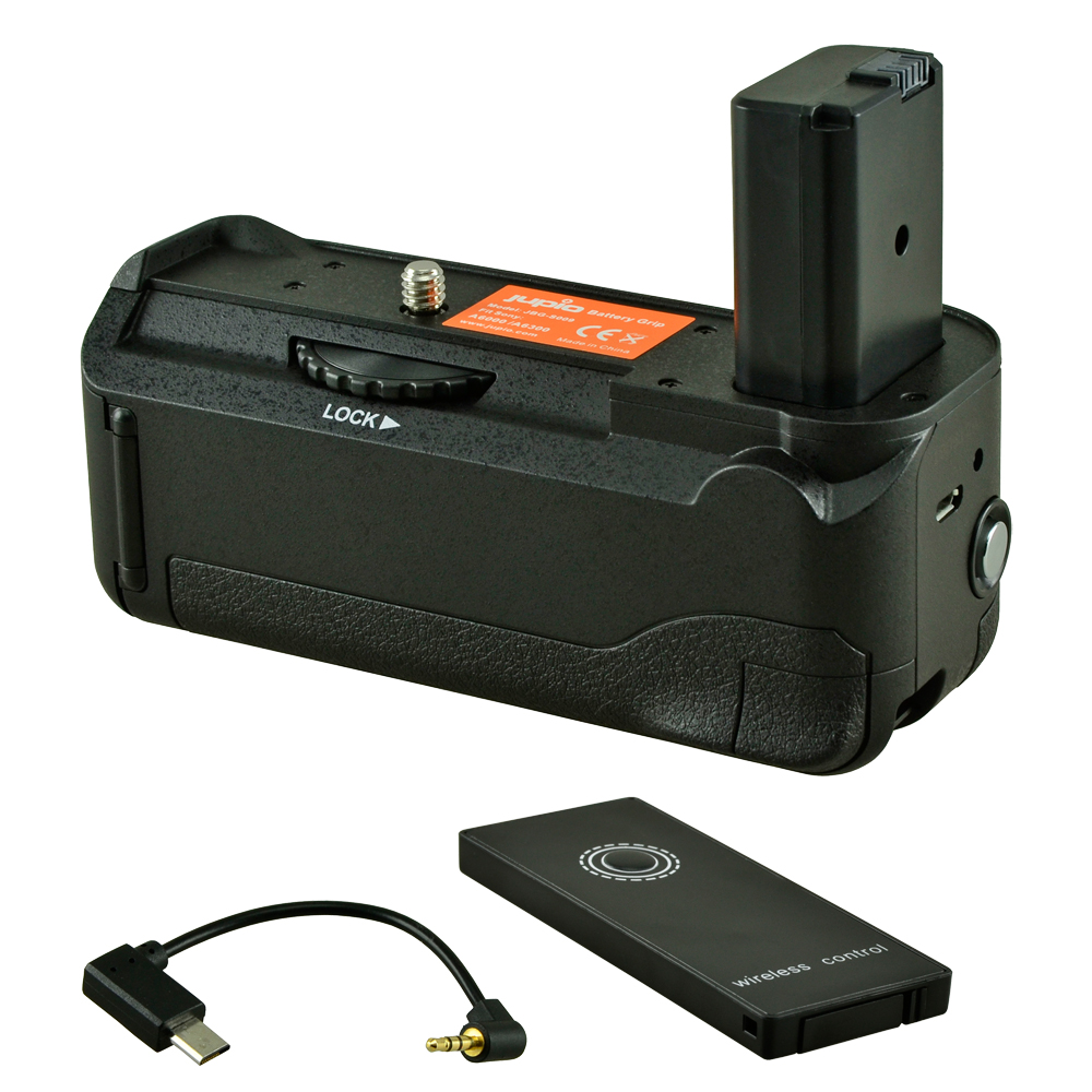 Picture of Battery Grip for Sony A6000 / A6300 / A6400 + Cable